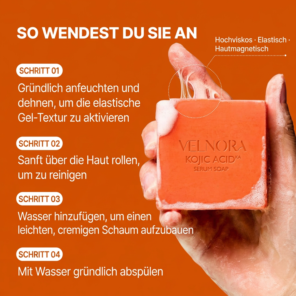 KojiGlow - Kojic Acid Kurkuma Serum Seife