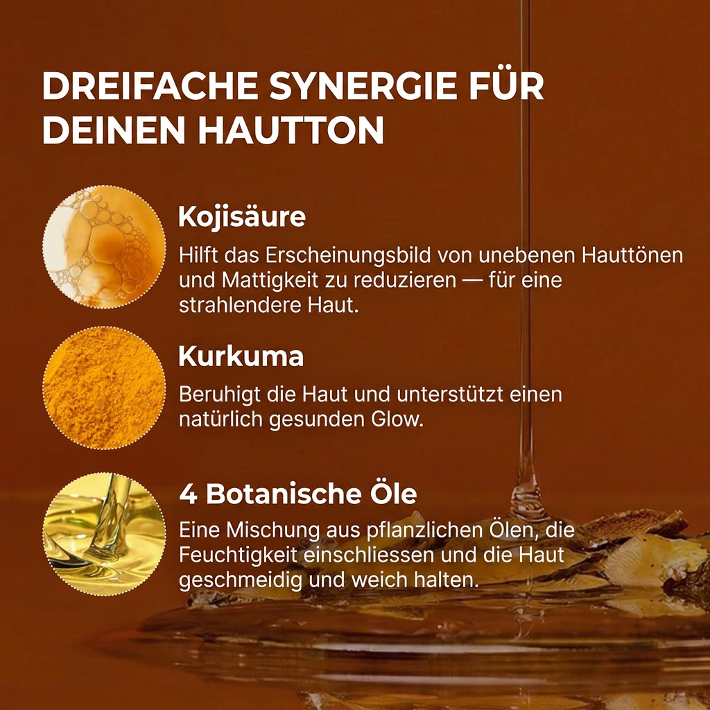 KojiGlow - Kojic Acid Kurkuma Serum Seife